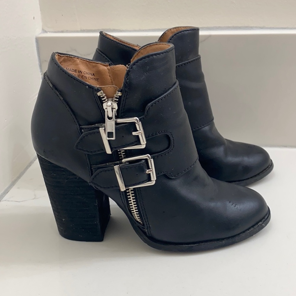 Urban Outfitters Buckle Booties